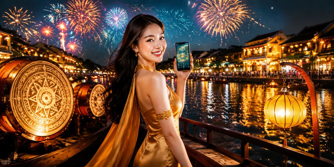 Người dùng trải nghiệm ứng dụng casino trên điện thoại tại Hội An